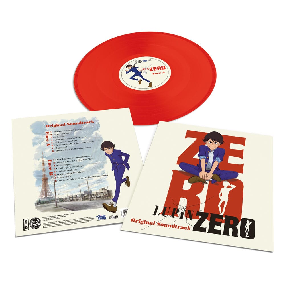 Lupin Zero Best Selection Track Vinyl Red