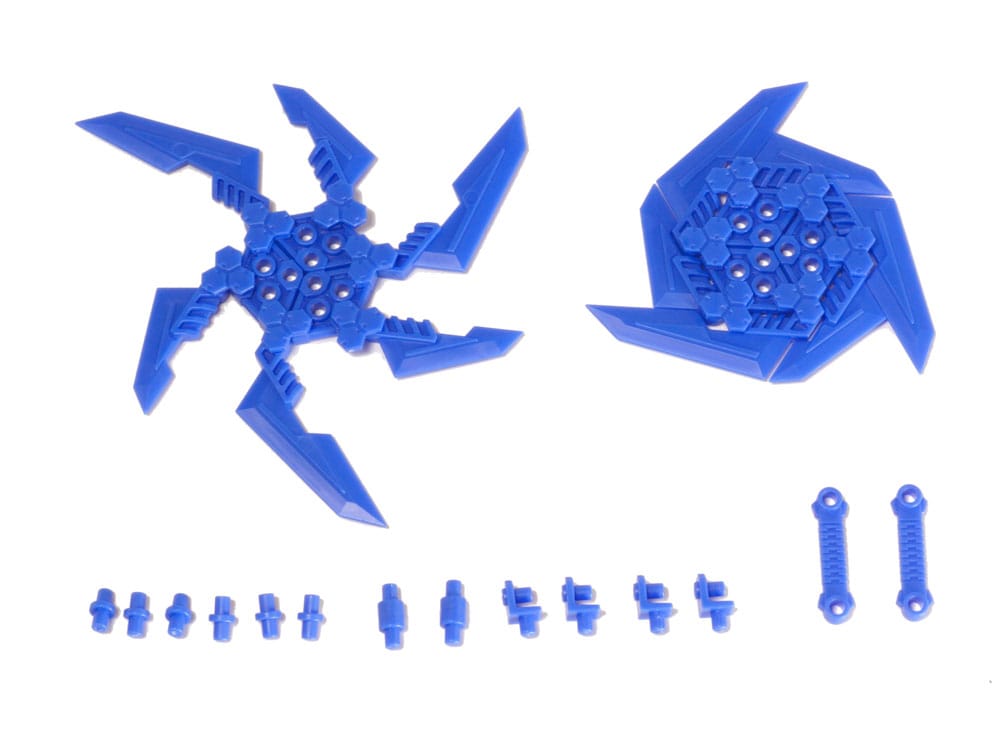 Original Character 1/80 Plastic Model Kit Pop Series08: Gimic knife2 Blue 4 cm