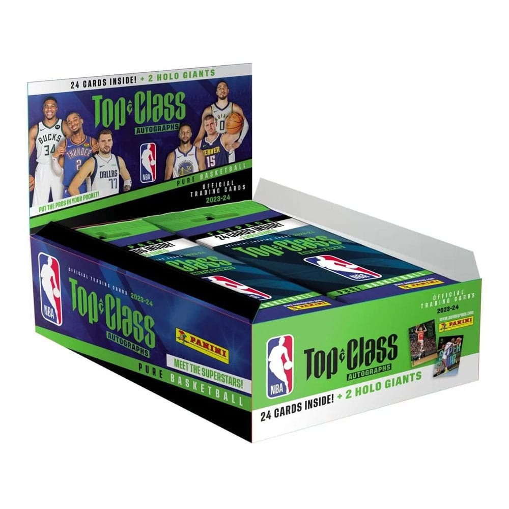NBA Top Class 2023-24 Trading Cards Fat Packs Display (10)  - Damaged packaging