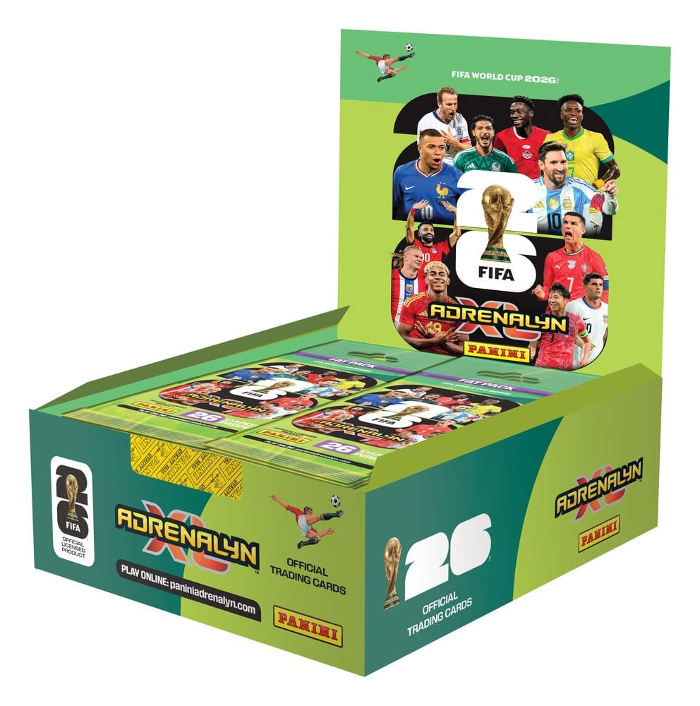 FIFA World Cup 2026 Adrenalyn XL Trading Cards Fatpack Box (10)
