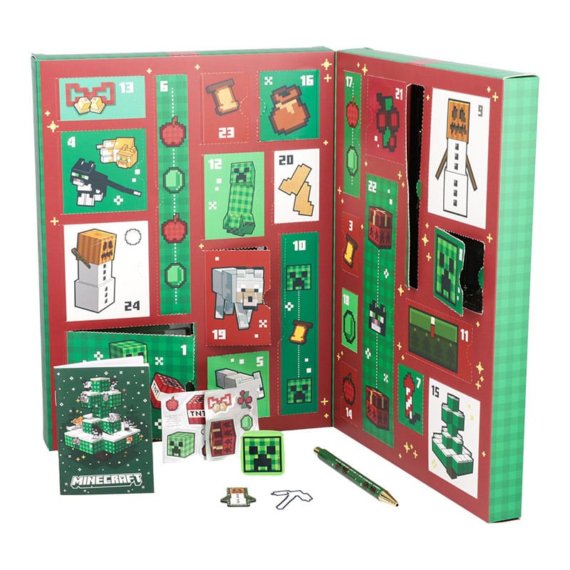 Minecraft Advent Calendar Stationery 24 Day
