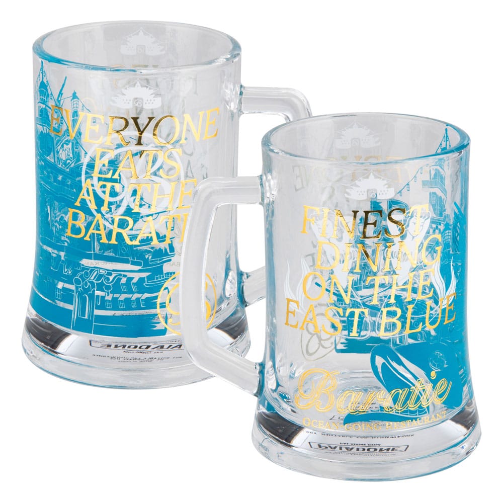 One Piece Beer Pint Glass