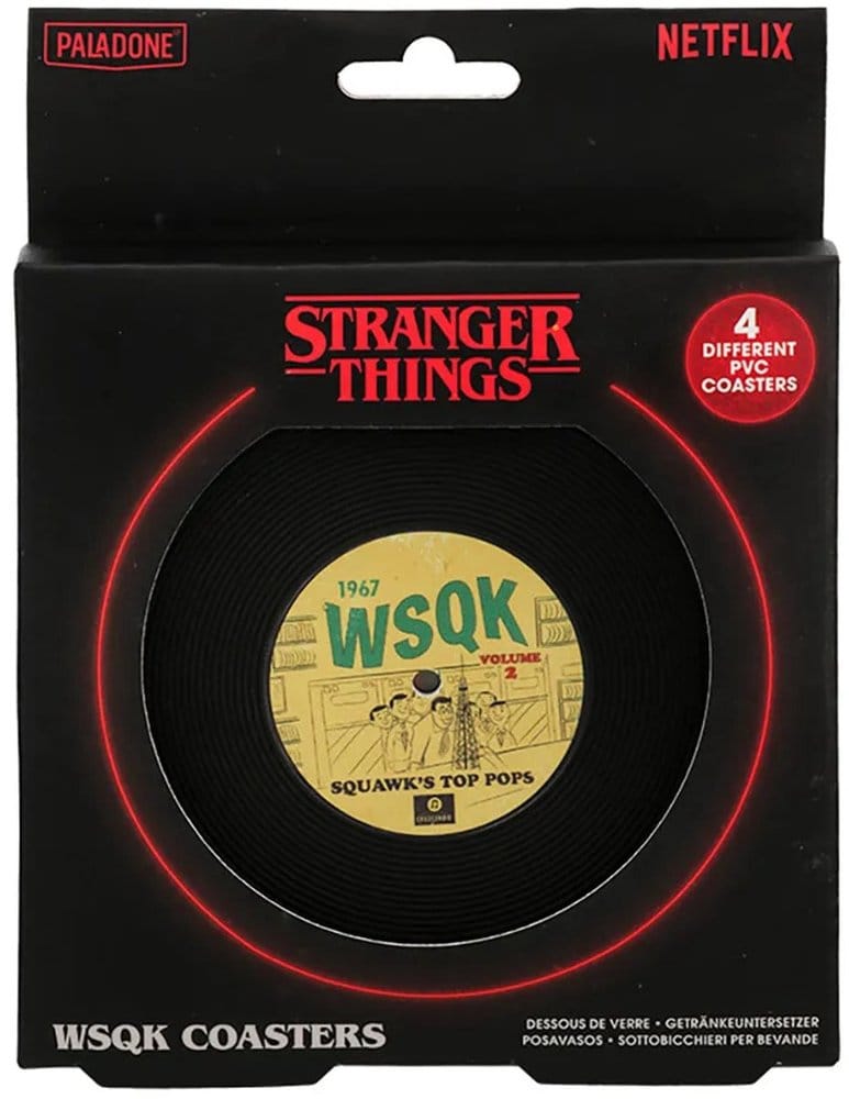 Stranger Things 5 Coaster WSQK 4-Pack