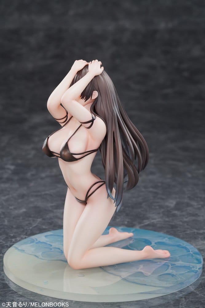 Original Character PVC Figure 1/6 Ruri Amane Illustration - Swimsuit Sugata no Mimi-san 17 cm