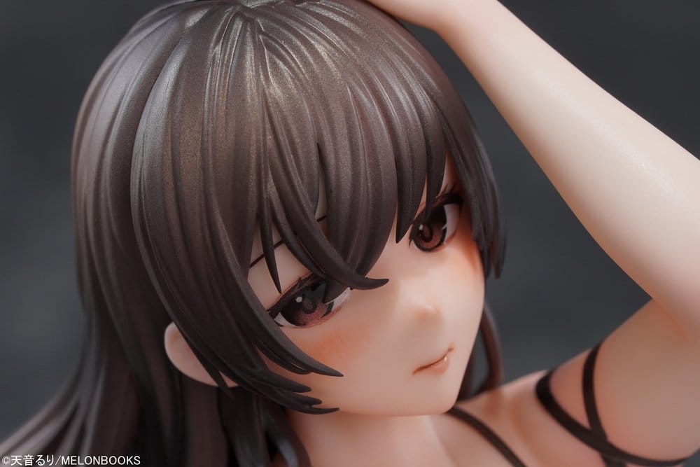 Original Character PVC Figure 1/6 Ruri Amane Illustration - Swimsuit Sugata no Mimi-san 17 cm