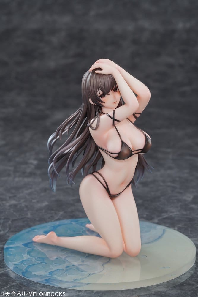 Original Character PVC Figure 1/6 Ruri Amane Illustration - Swimsuit Sugata no Mimi-san 17 cm