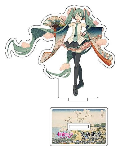 Hatsune Miku x Katsushika Hokusai iXima Die-Cut Acrylic Stand Assortment 10 cm
