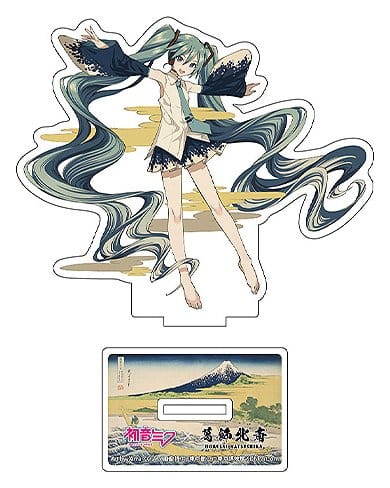 Hatsune Miku x Katsushika Hokusai iXima Die-Cut Acrylic Stand Assortment 10 cm