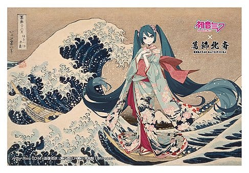 Hatsune Miku x Katsushika Hokusai iXima Postcard A/B/C/D/E/F/G/H Assortment (10)