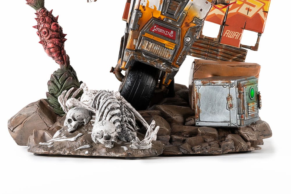 Borderlands 3 Statue 1/6 Psycho & Claptrap Diorama 40 cm