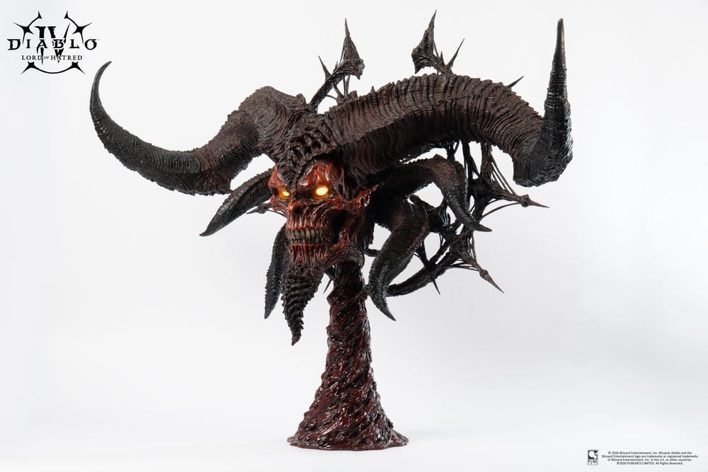 Diablo IV Art Mask Replica 1/1 Scale Lord of Hatred Mephisto 94 cm