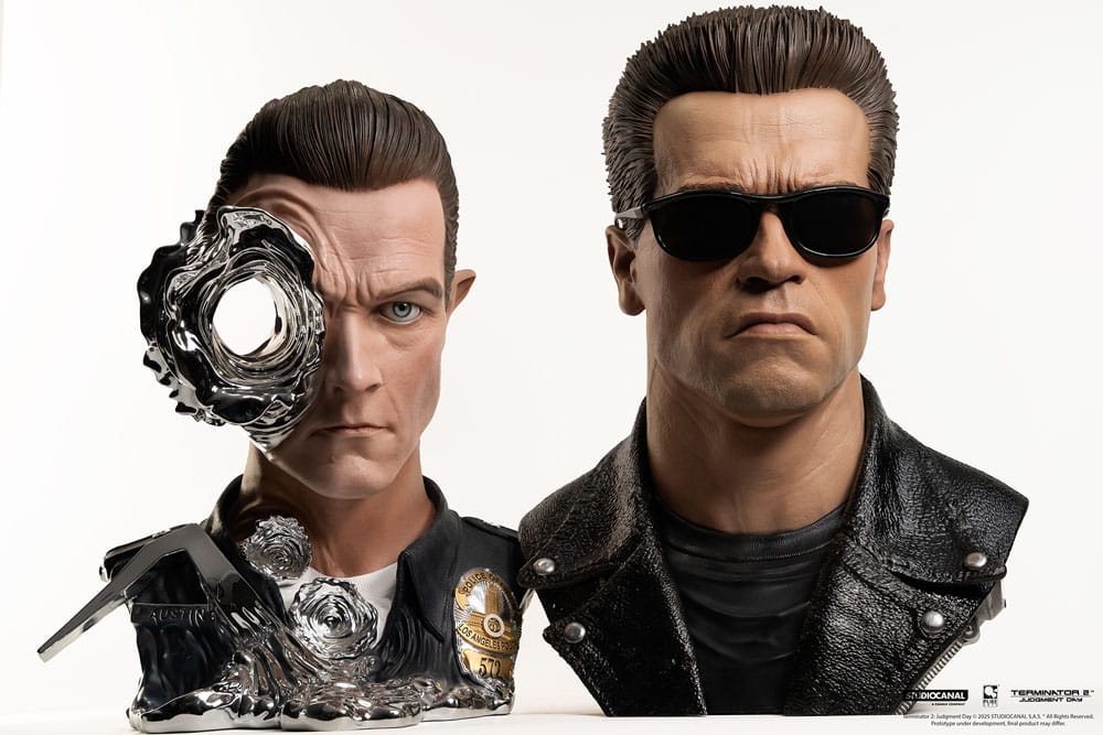 Terminator Replica 1/1 T-800 Model 101 Art Mask Painted Standard Version 46 cm