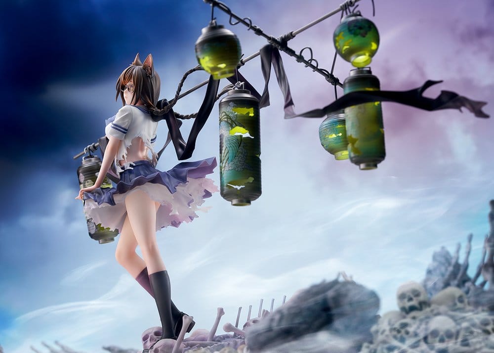 Comics Bakemonogatari PVC Figure 1/7 Tsubasa Hanekawa 26 cm