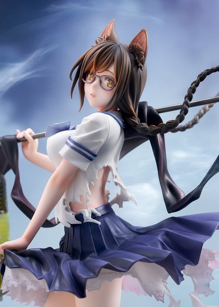 Comics Bakemonogatari PVC Figure 1/7 Tsubasa Hanekawa 26 cm
