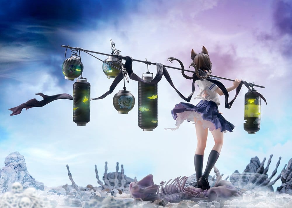 Comics Bakemonogatari PVC Figure 1/7 Tsubasa Hanekawa 26 cm