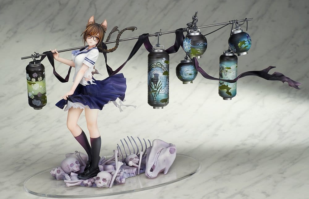 Comics Bakemonogatari PVC Figure 1/7 Tsubasa Hanekawa 26 cm