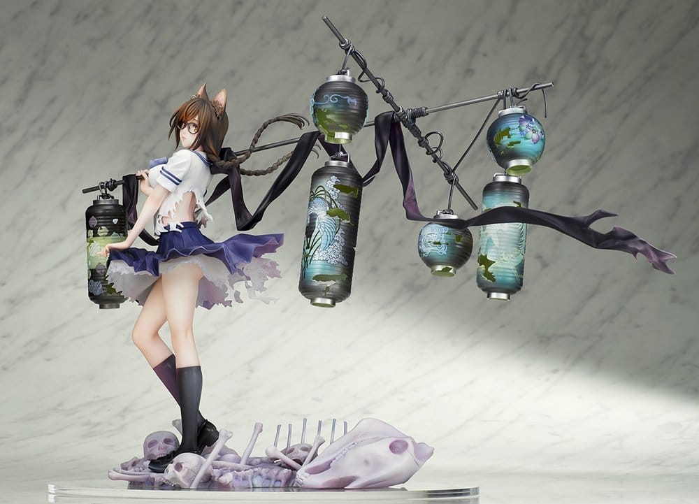 Comics Bakemonogatari PVC Figure 1/7 Tsubasa Hanekawa 26 cm