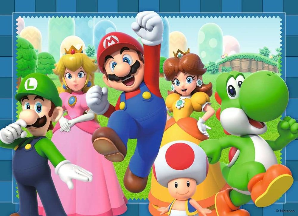 Super Mario Puzzle 4-Pack Time for Mario! (4x100 Pieces)