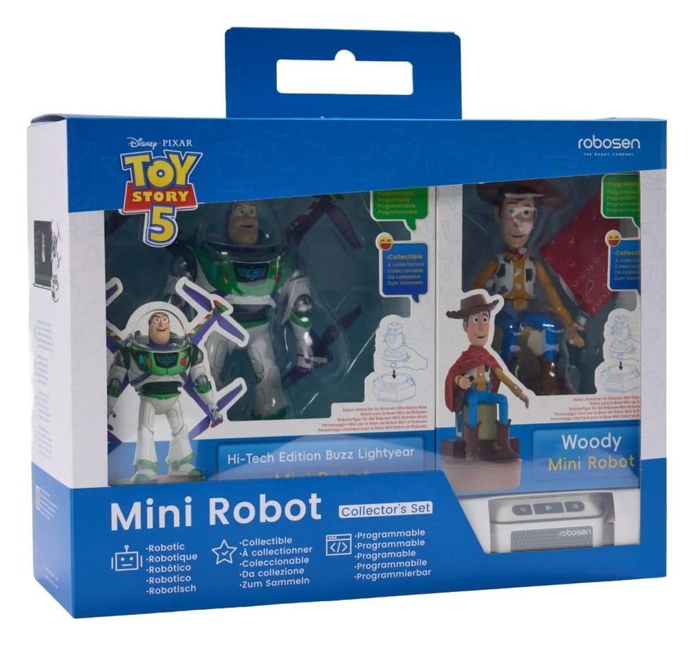 Disney Interactive Robot Toy Story 5 Set - Buzz Lightyear & Woody (Hi-Tech Edition) *Italian Version*