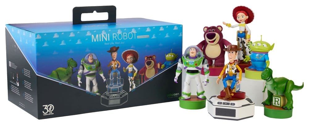 Disney Pixar Toy Story Interactive Robot 30th Anniversary Collector's Set *French Version* 19 cm