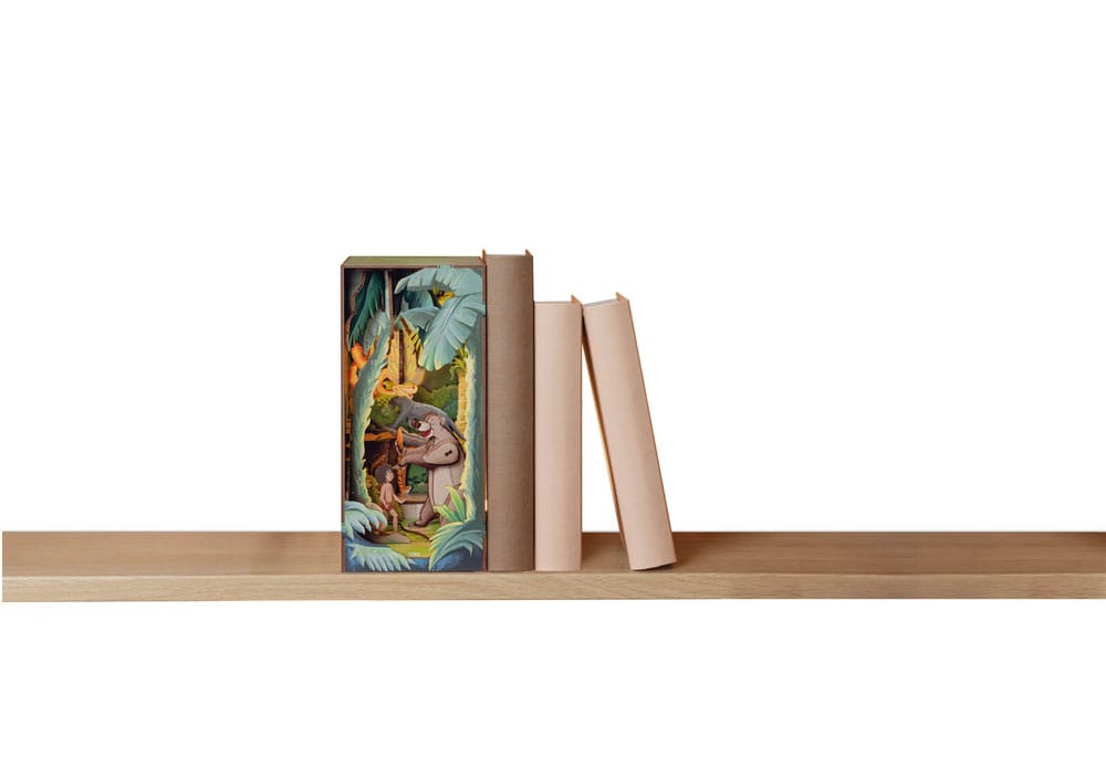 Disney Tiny Adventures Book Nook Mini Diorama The Jungle Book 23 cm