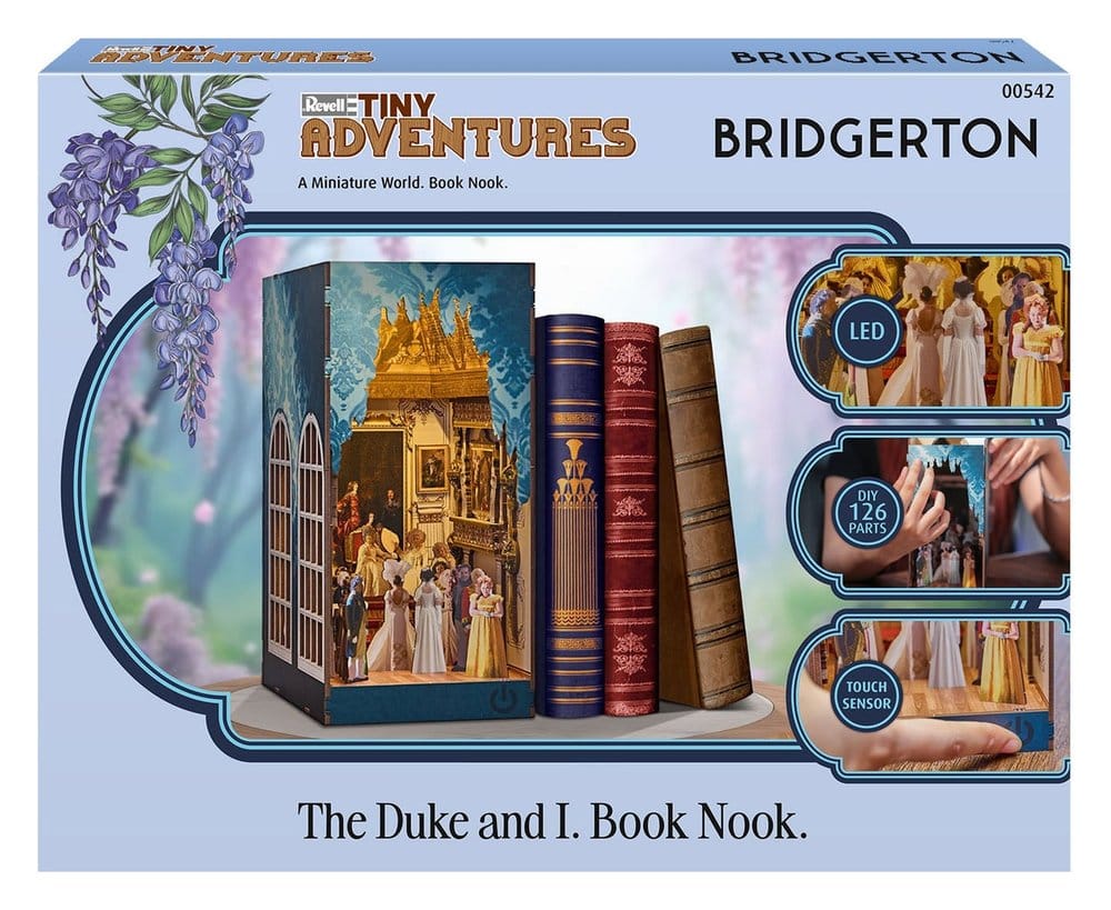 Bridgerton Tiny Adventures Book Nook Mini Diorama The Duke and I 18 cm