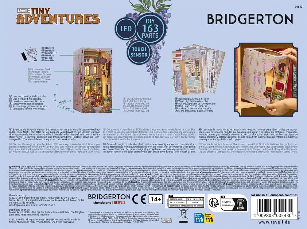 Bridgerton Tiny Adventures Book Nook Mini Diorama Into the Light 18 cm
