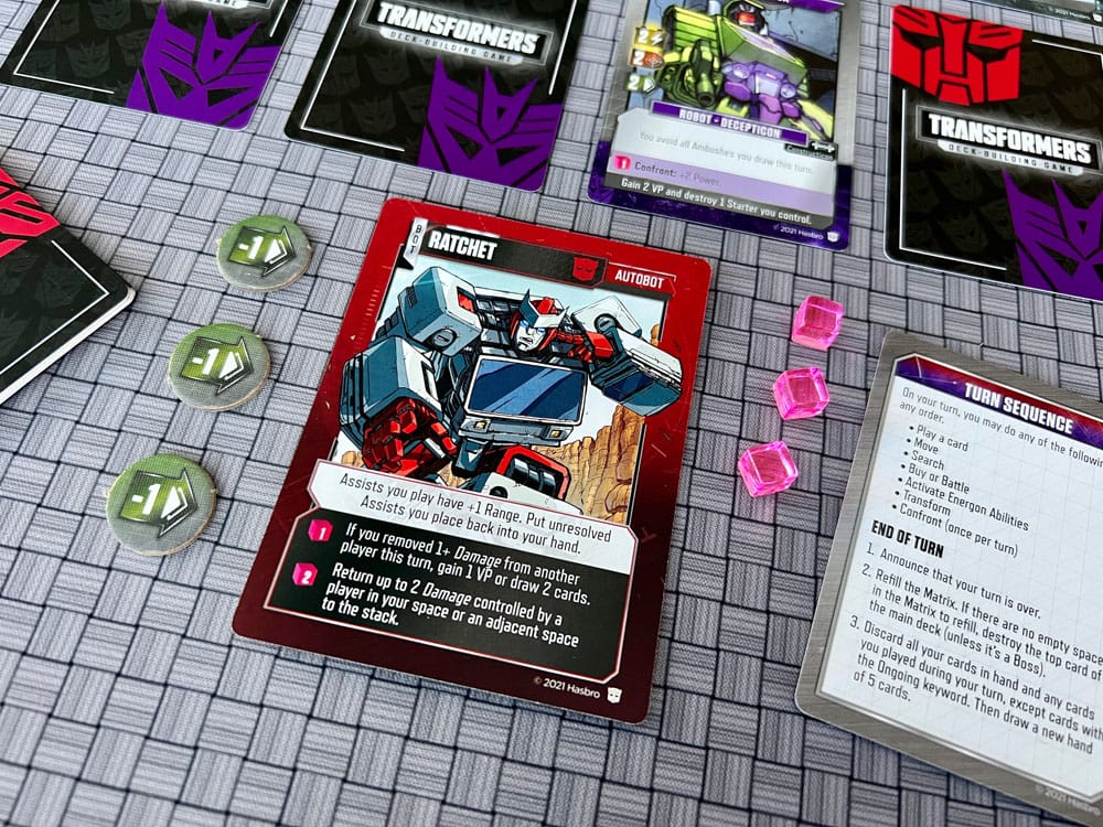 Transformers card game Deck-Building *English Version*