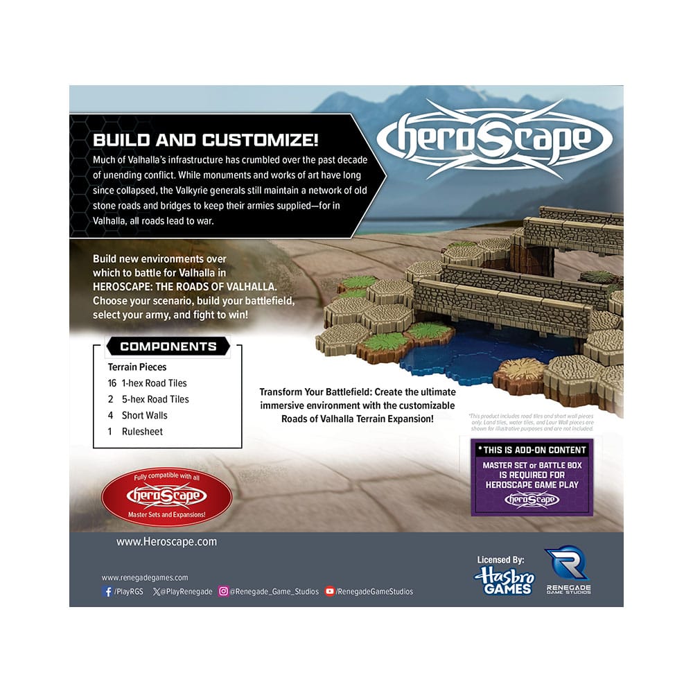 Heroscape Terrain Expansion The Roads of Valhalla  *English Version*
