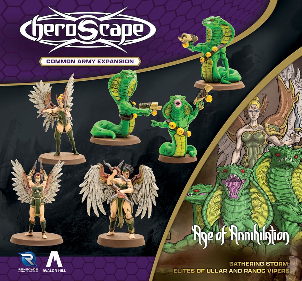 Heroscape Army Expansion Age of Annihilation Elites of Ullar & Ranoc Vipers (Common) *English Version*