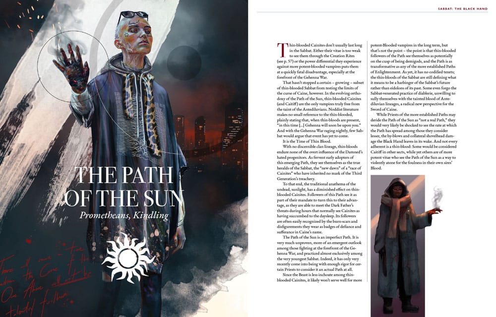 Vampire: The Masquerade 5th Edition RPG book Sabbat: The Black Hand Sourcebook *English version*