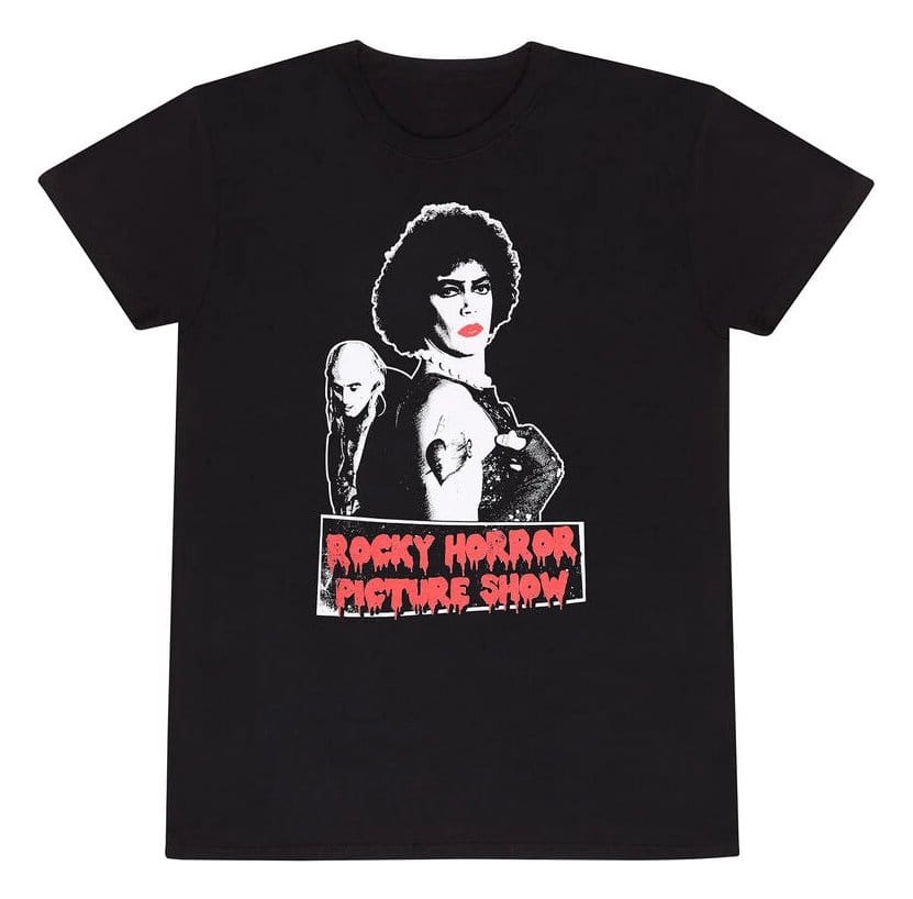 Rocky Horror Picture Show T-Shirt Frank N Niff Black Size XL