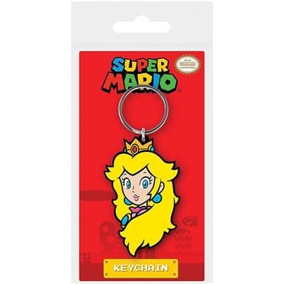 Super Mario PVC Keychain Princess Peach