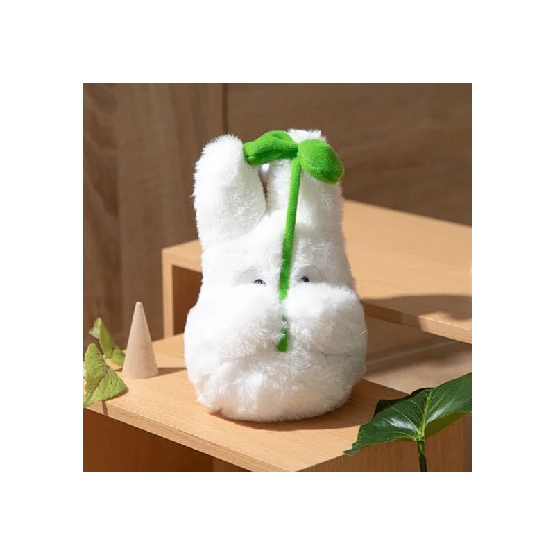 My Neighbor Totoro Nakayoshi Plush Figure Small Totoro with Leaf 19 cm