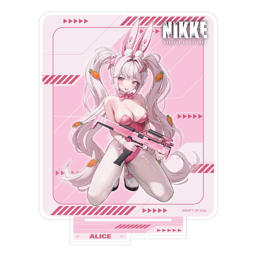 Goddess of Victory: Nikke Crouching Series Acrylic Stand Alice Holographic 14 cm