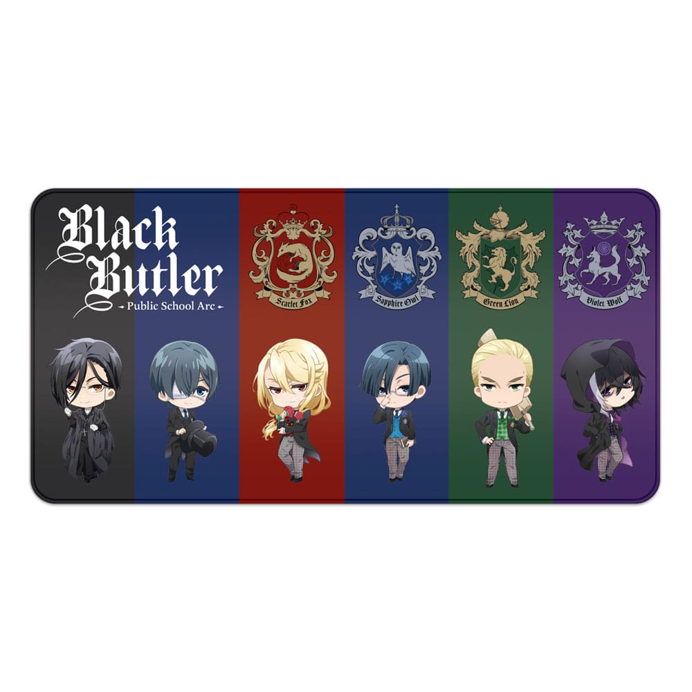 Black Butler XXL Mousepad Chibi & Emblem