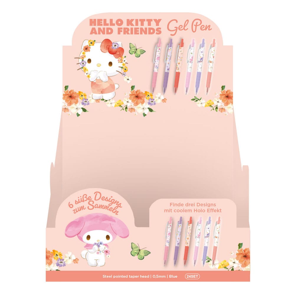 Sanrio Premium Gel Pens Hello Kitty & Friends Display (24)