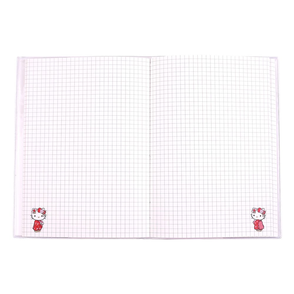 Sanrio Notebook Hello Kitty Kimono Holographic Checkered