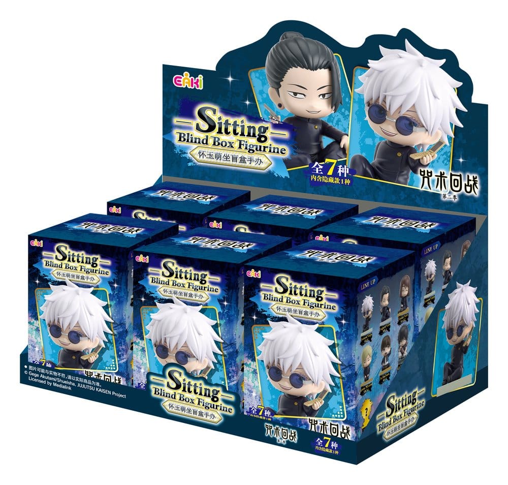 Jujutsu Kaisen PVC Mini Figures Season 2 Sitting Series Blind Box 8 cm Display (6)