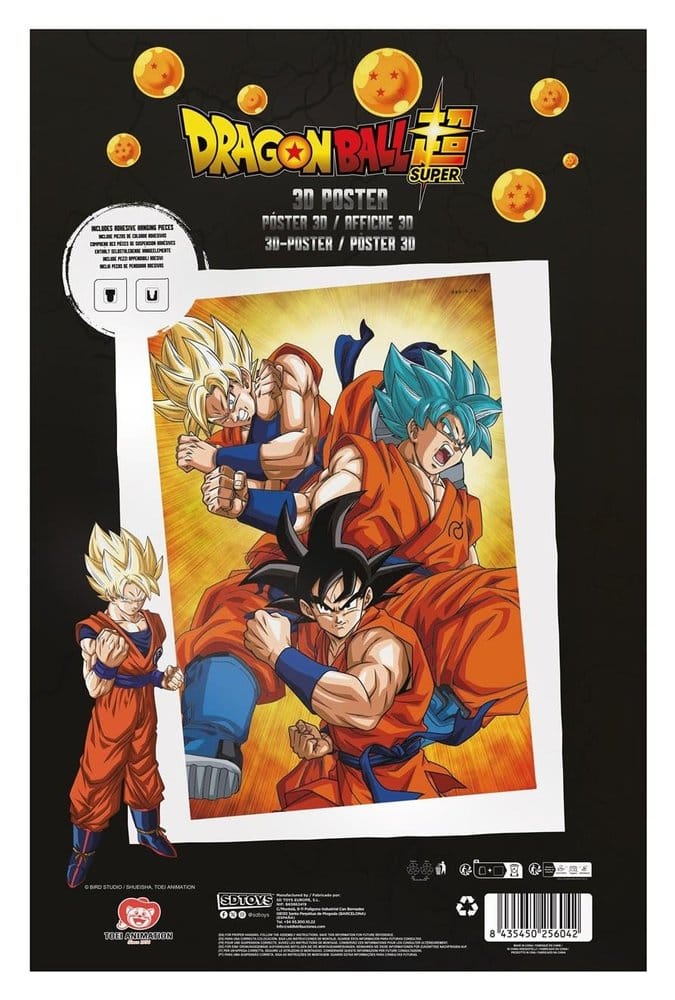Dragon Ball Super 3D Poster Champa Goku 38 x 58 cm