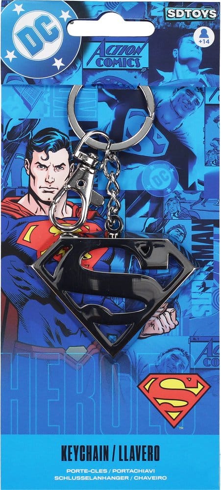 Superman Metal Key Ring Logo