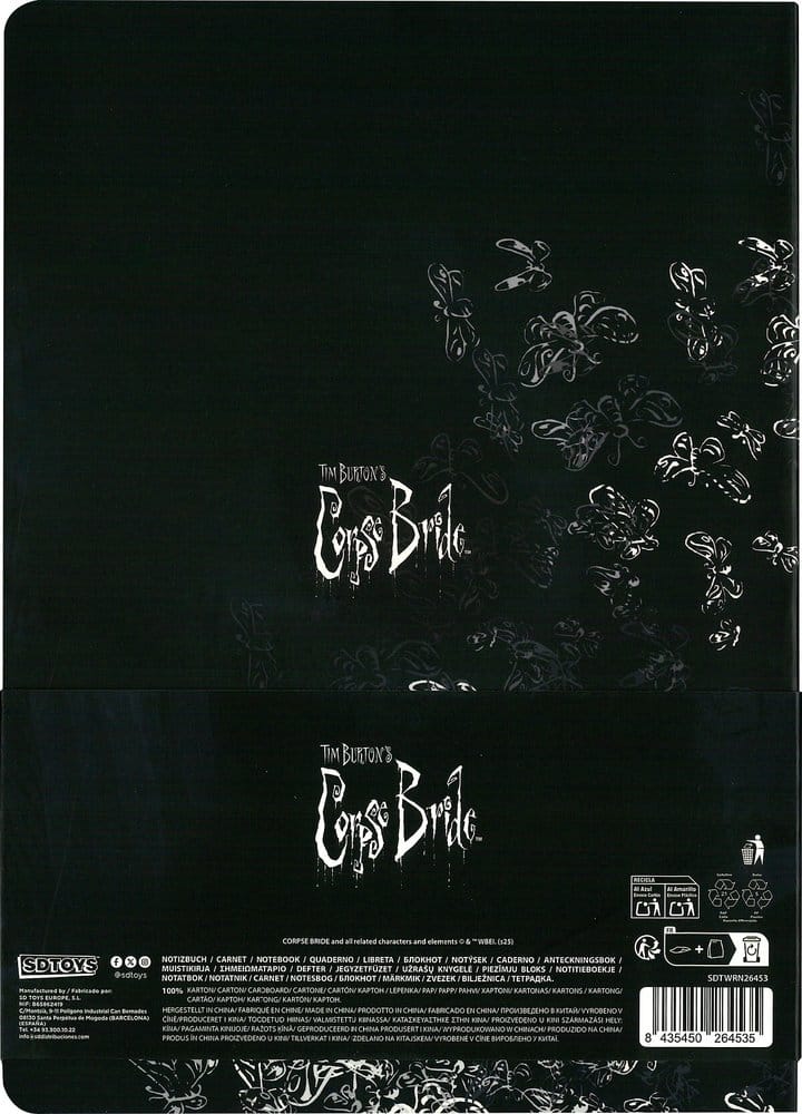 Corpse Bride Softcover Notebook Emily 21 cm