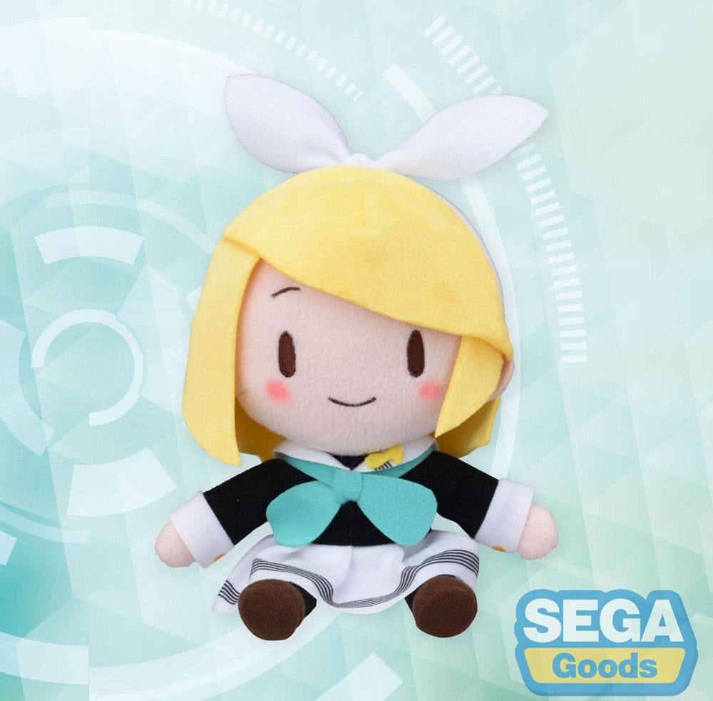 Character Vocal Series 02: Kagamine Rin/Len Fuwa Petit Mini Plush Figure Kagamine Rin Uniform Ver. (EX) 16 cm