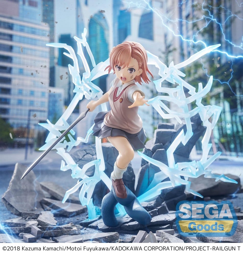 A Certain Scientific Railgun T FIGURIZM PVC Figure Mikoto Misaka 23 cm