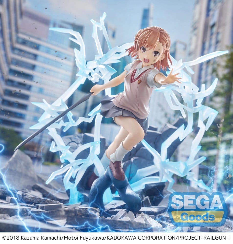 A Certain Scientific Railgun T FIGURIZM PVC Figure Mikoto Misaka 23 cm