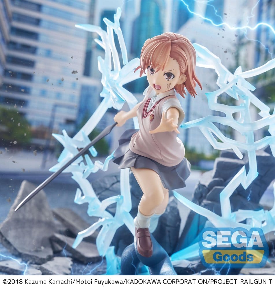 A Certain Scientific Railgun T FIGURIZM PVC Figure Mikoto Misaka 23 cm