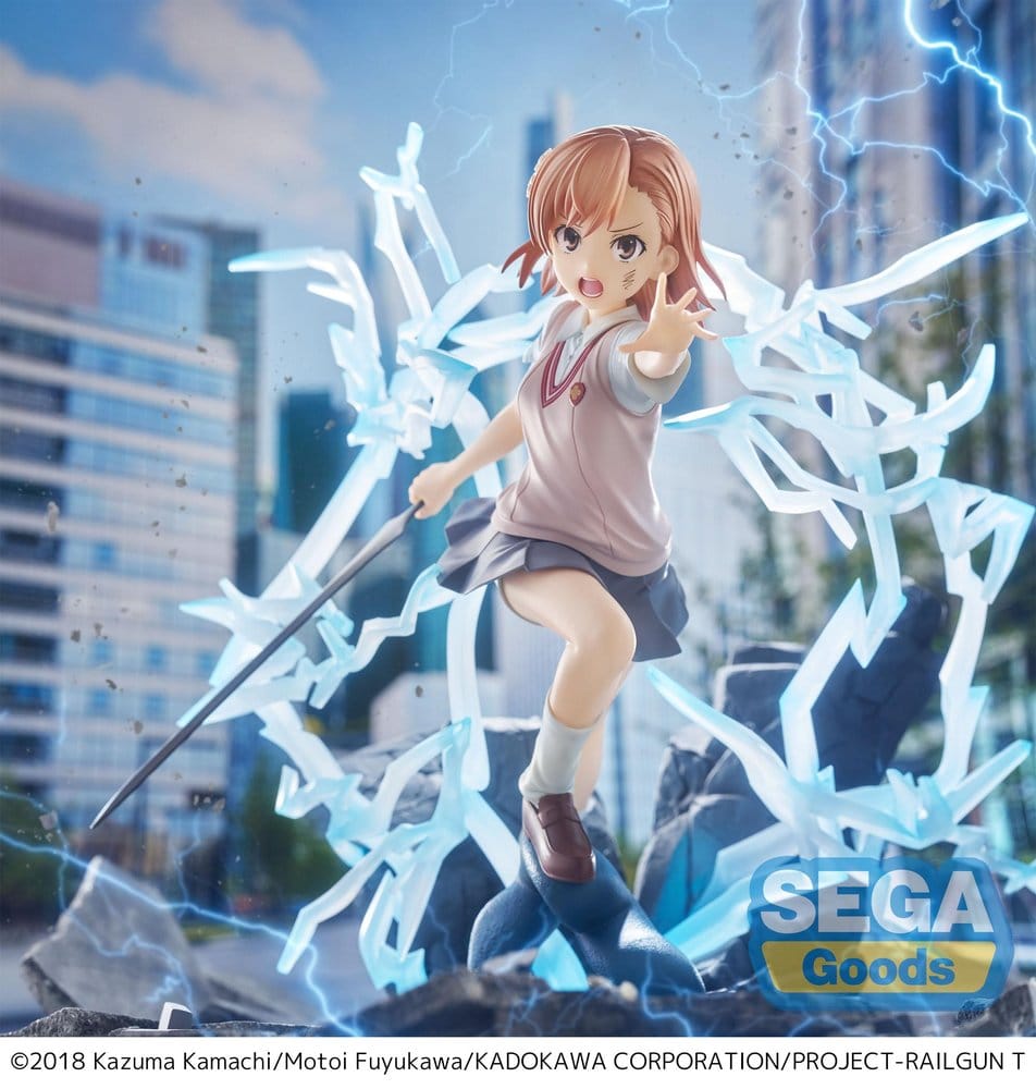 A Certain Scientific Railgun T FIGURIZM PVC Figure Mikoto Misaka 23 cm