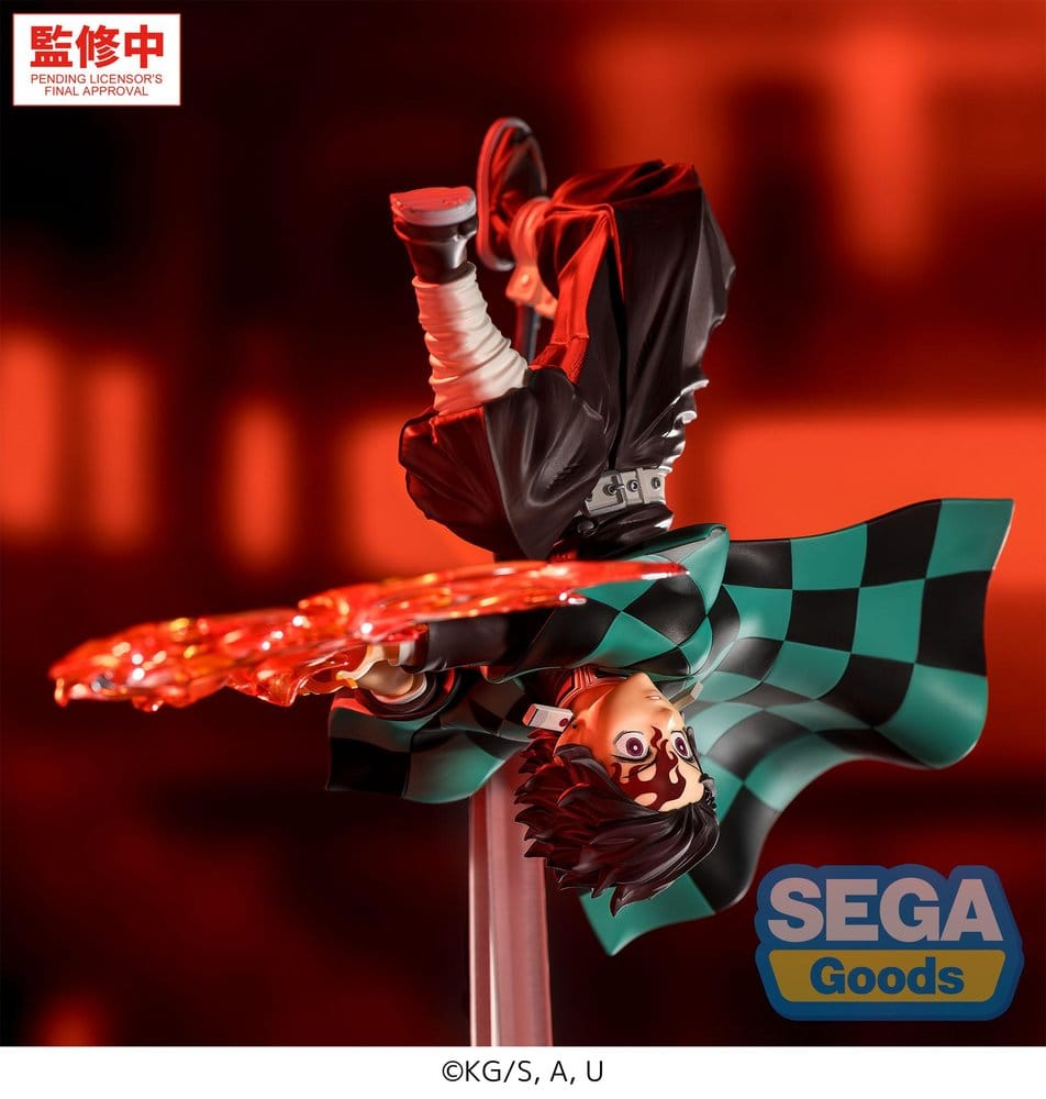 Demon Slayer: Kimetsu no Yaiba Luminasta PVC Figure Tanjiro Kamado Hinokami Kagura Setting Sun Transformation 15 cm