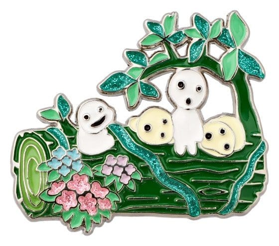 Princess Mononoke Metal Brooch Kodama