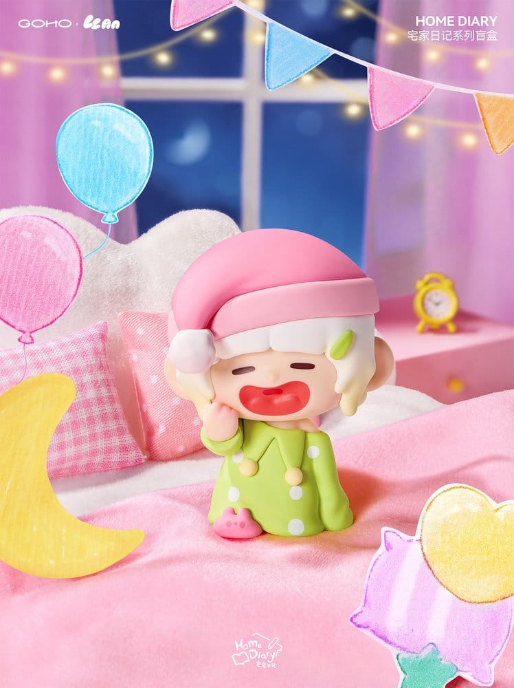Original Character Trading Figures Blind Box 8-Pack Lazy Home Diary 9 cm